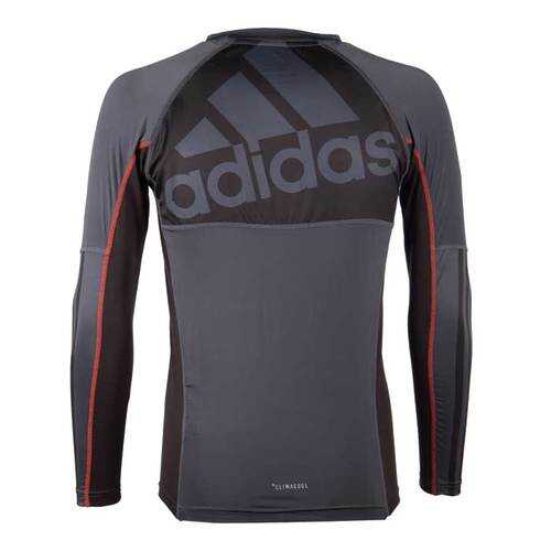 Рашгард Adidas Grappling Rashguard Long Sleeve черно-красная L в Триал-Спорт