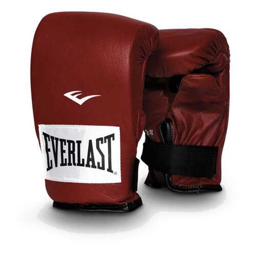 Боксерские перчатки снарядные Everlast 150000U красные 8 унций в Триал-Спорт