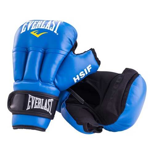 Перчатки для рукопашного боя Everlast HSIF RF3212L, 12oz, L, к/з, синий в Триал-Спорт