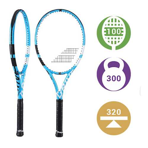 Ракетка для большого тенниса Babolat Pure Drive Plus 2018 синяя в Триал-Спорт