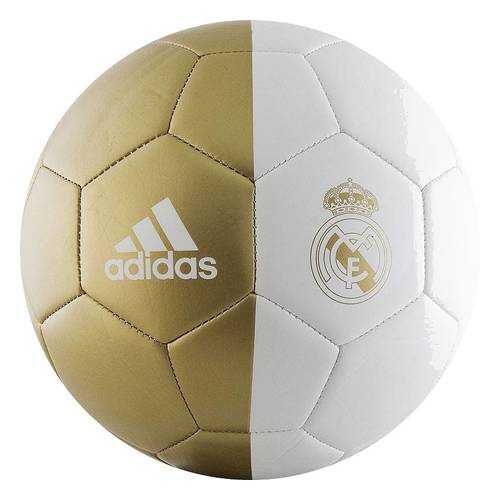 Футбольный мяч Adidas Capitano Real Madrid №5 white/dark footbal gold в Триал-Спорт