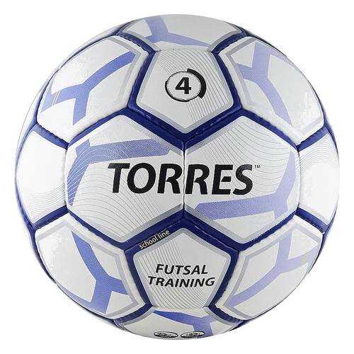 Футбольный мяч Torres Futsal Training №4 white/blue в Триал-Спорт