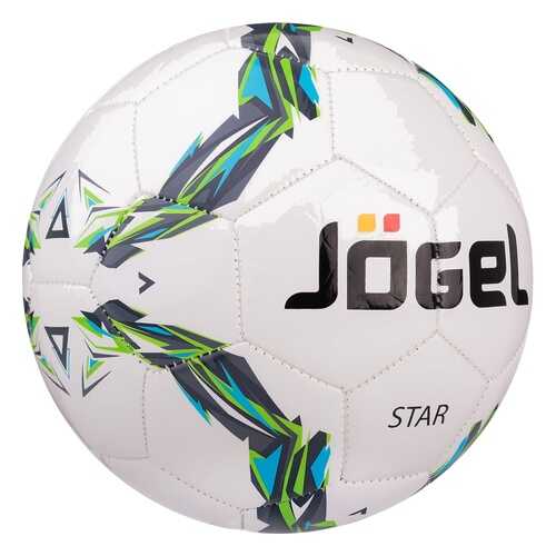 Футзальный мяч Jogel JF-210 Star №4 white/green в Триал-Спорт