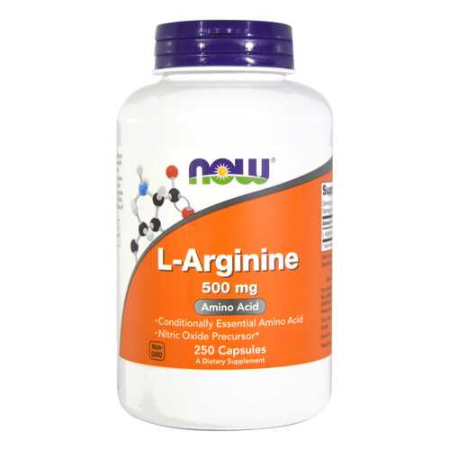 NOW Sports L-Arginine 500 250 капсул без вкуса в Триал-Спорт