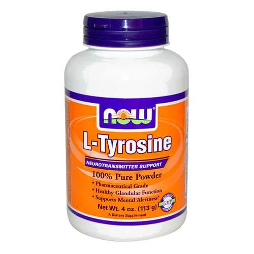 NOW Sports L-Tyrosine Powder 113 г без вкуса в Триал-Спорт