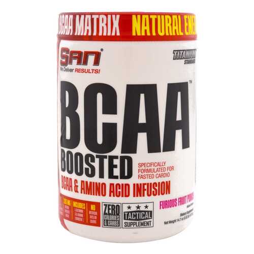 SAN BCAA Boosted 417 г фруктовый пунш в Триал-Спорт