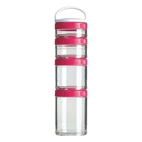 Бутылка Blender Bottle GoStak Starter 4 кам. 150 мл малиновый в Триал-Спорт