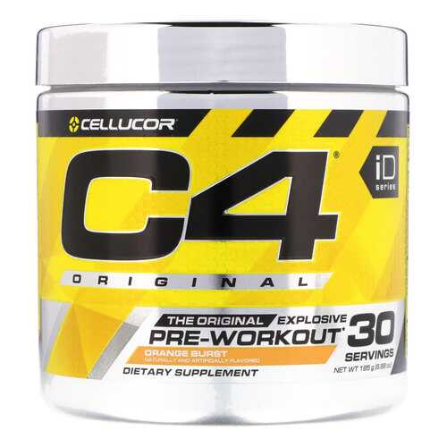 Предтренировочный комплекс Cellucor C4 Original 180 г, Orange Burst в Триал-Спорт