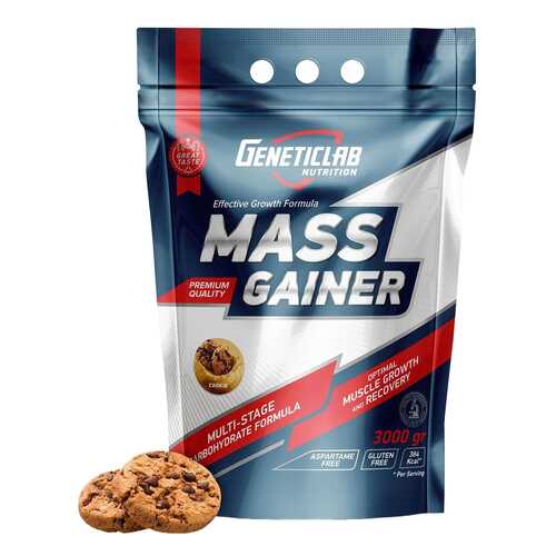 Гейнер GeneticLab Nutrition Mass Gainer 3000 г Cookie в Триал-Спорт