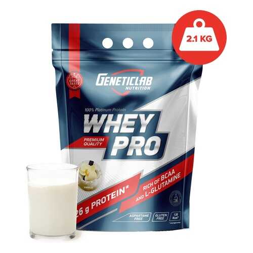 Протеин GeneticLab Nutrition Whey Pro 2100 г Vanilla в Триал-Спорт