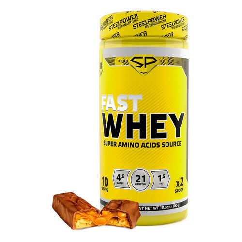 Протеин сывороточный STEEL POWER Fast Whey Protein Сникерс 300 г в Триал-Спорт