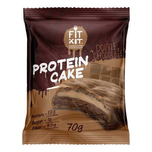 Fit Kit Protein Cake 70 г мини-набор из 3 шт Двойной шоколад в Триал-Спорт