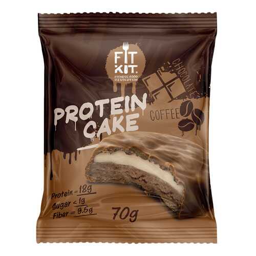 Fit Kit Protein Cake 70 г мини-набор из 3 шт Шоколад-кофе в Триал-Спорт