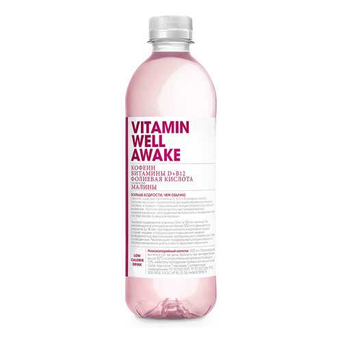 Vitamin Well Напиток Vitamin Well Awake, 500 мл, вкус: малина в Триал-Спорт