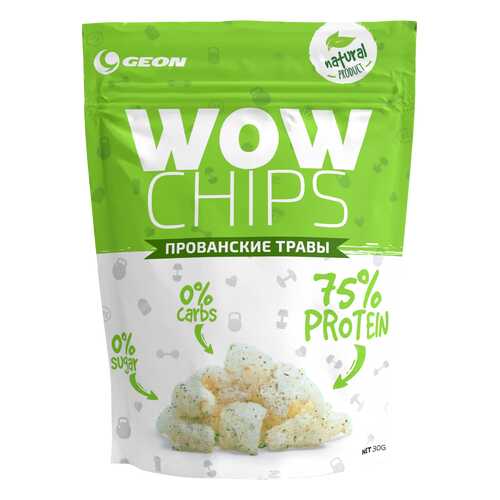 Чипсы Geon Wow Chips 30 г прованские травы в Триал-Спорт