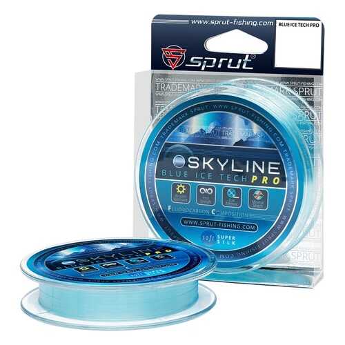 Леска SKYLINE Fluorocarbon Composition Evo Tech PRO Blue 100 м в Триал-Спорт