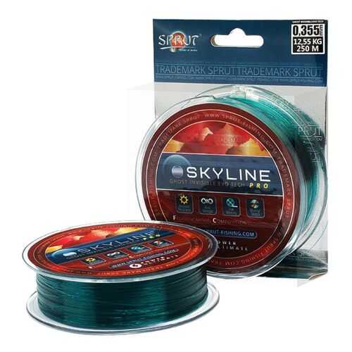 Леска SKYLINE Fluorocarbon Composition Evo Tech PRO GhostInv 250 м в Триал-Спорт