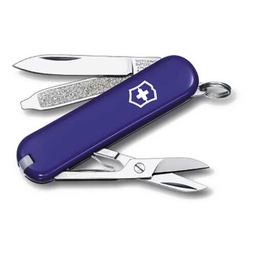 Мультитул Victorinox Classic 0.6223.2 58 мм синий, 7 функций в Триал-Спорт