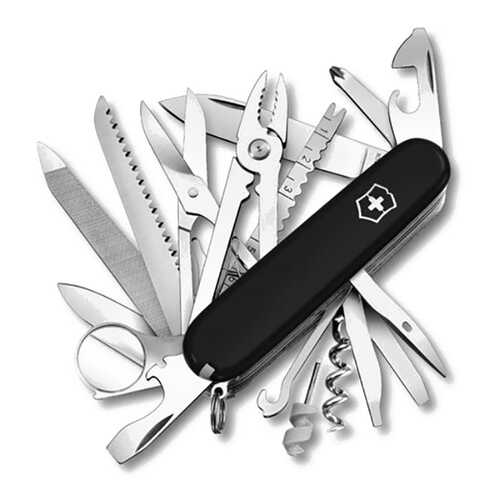 Мультитул Victorinox SwissChamp 1.6795.3 91 мм черный, 33 функции в Триал-Спорт