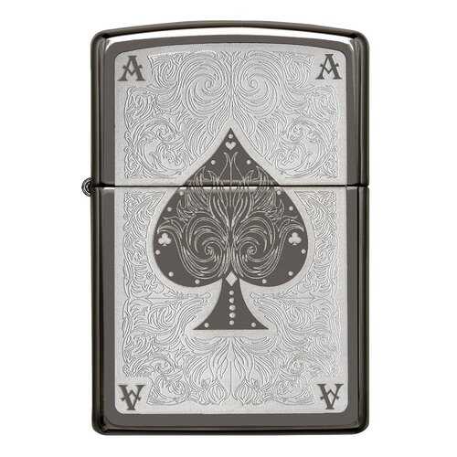 Зажигалка Zippo Ace Filigree Black Ice в Триал-Спорт