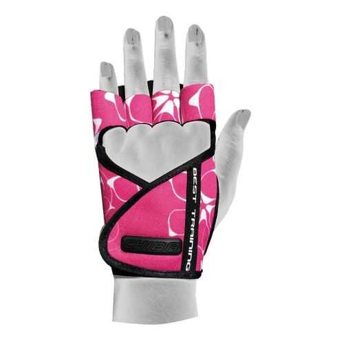 Перчатки для фитнеса Chiba Lady Motivation Glove, розовые/черные/белые, XS в Триал-Спорт