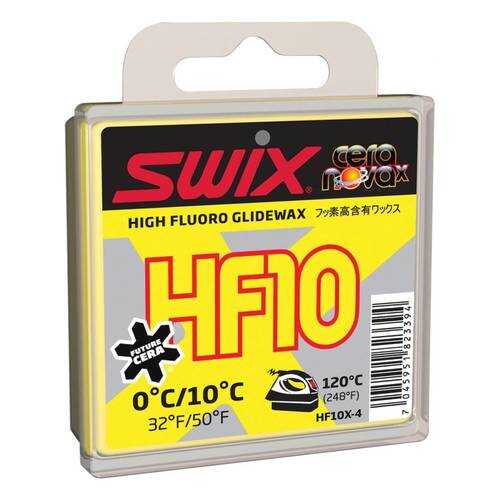 Мазь скольжения Swix HF10X Yellow +10C/0C 40 мл в Триал-Спорт